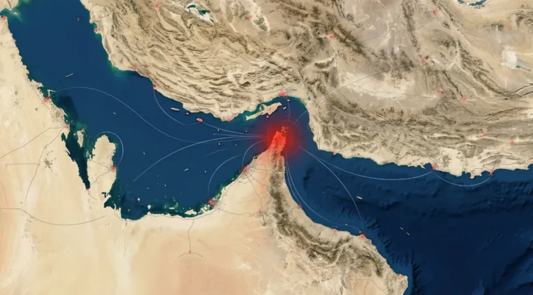 Passage of ships in the Strait of Hormuz, but nothing is normal.