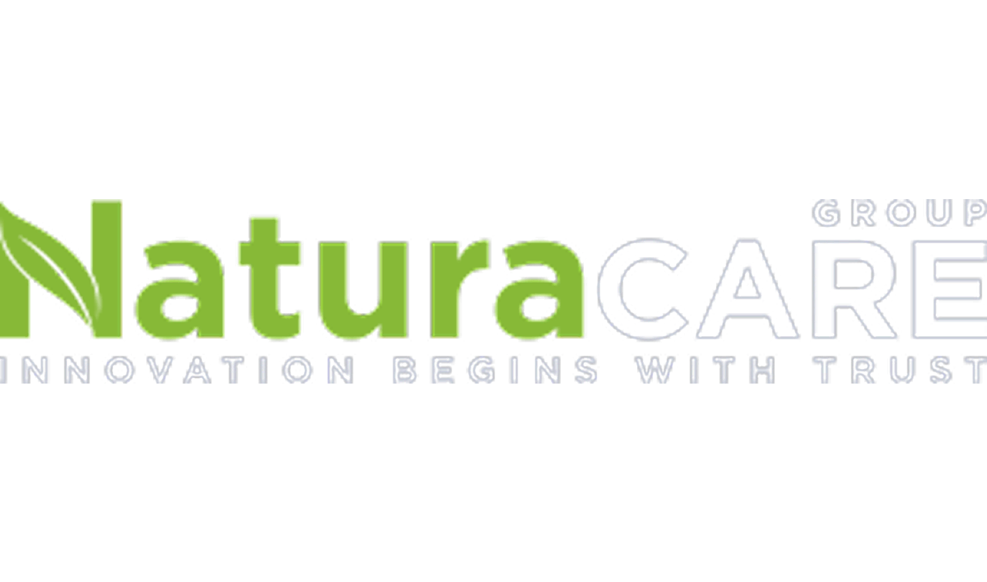 Naturacare Group logo with the tagline "Innovation begins with trust" underneath.